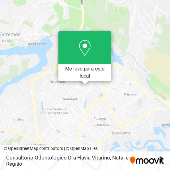 Consultorio Odontologico Dra Flavia Viturino mapa