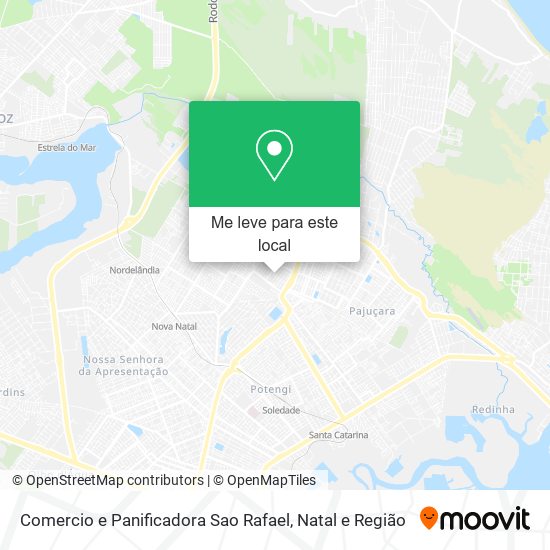 Comercio e Panificadora Sao Rafael mapa