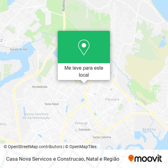 Casa Nova Servicos e Construcao mapa