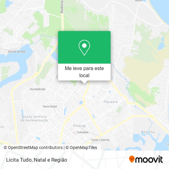 Licita Tudo mapa