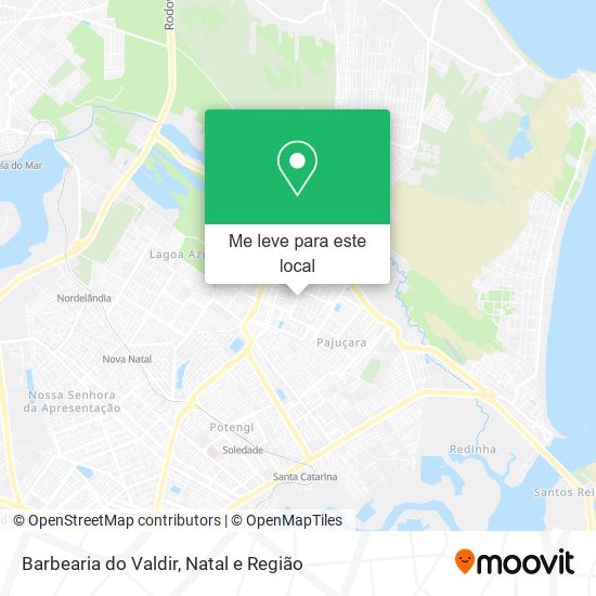 Barbearia do Valdir mapa