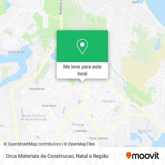 Orca Materiais de Construcao mapa