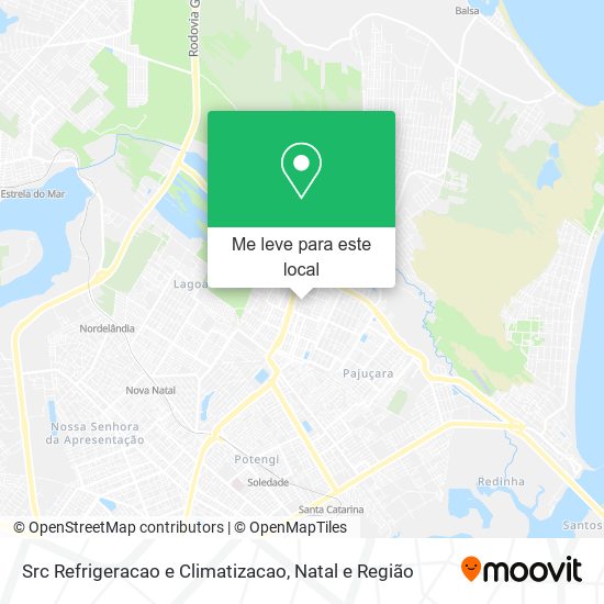 Src Refrigeracao e Climatizacao mapa