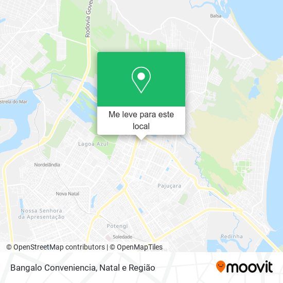 Bangalo Conveniencia mapa