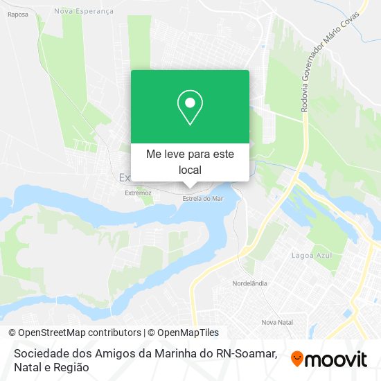 Sociedade dos Amigos da Marinha do RN-Soamar mapa