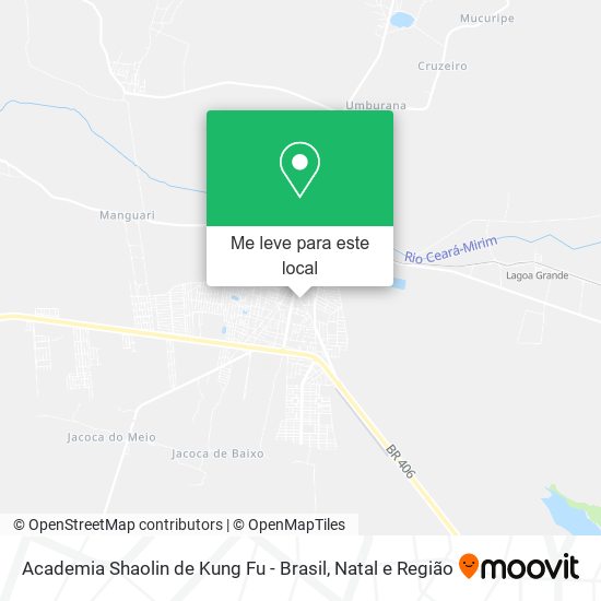 Academia Shaolin de Kung Fu - Brasil mapa