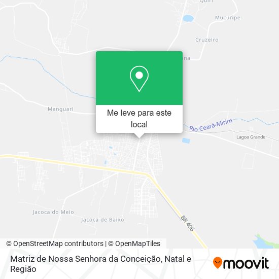 Matriz de Nossa Senhora da Conceição mapa