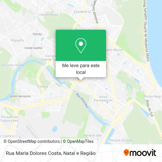 Rua Maria Dolores Costa mapa