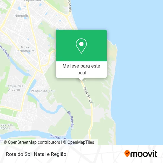 Rota do Sol mapa
