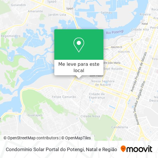 Condomínio Solar Portal do Potengi mapa