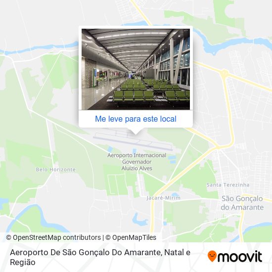 Aeroporto De São Gonçalo Do Amarante mapa