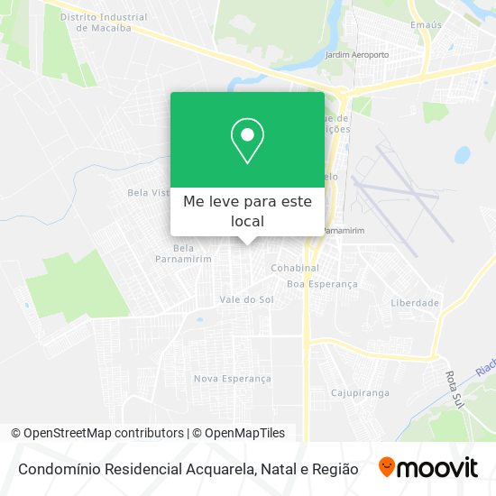 Condomínio Residencial Acquarela mapa