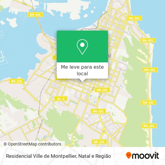 Residencial Ville de Montpellier mapa