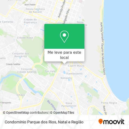 Condomínio Parque dos Rios mapa