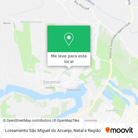 Loteamento São Miguel do Arcanjo mapa