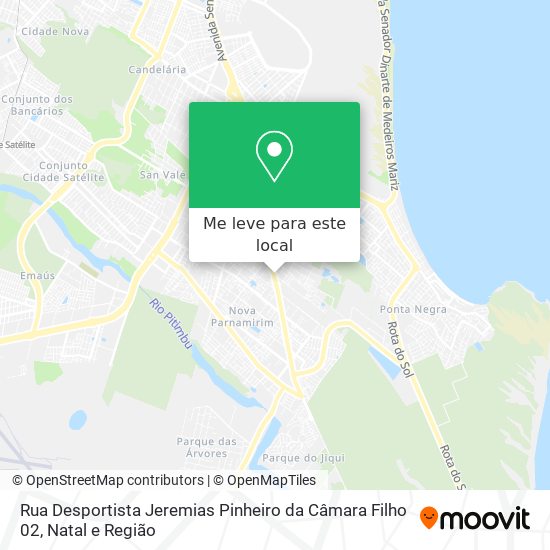 Rua Desportista Jeremias Pinheiro da Câmara Filho 02 mapa