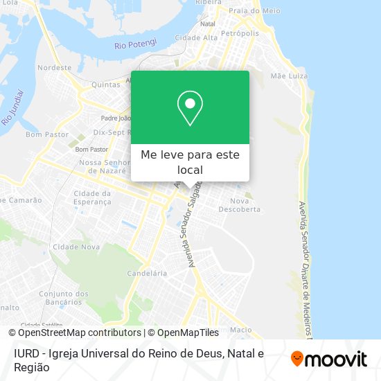 IURD - Igreja Universal do Reino de Deus mapa