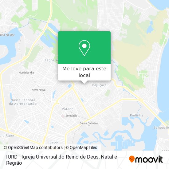 IURD - Igreja Universal do Reino de Deus mapa