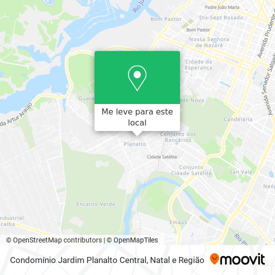 Condomínio Jardim Planalto Central mapa