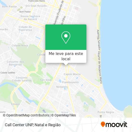 Call Center UNP mapa