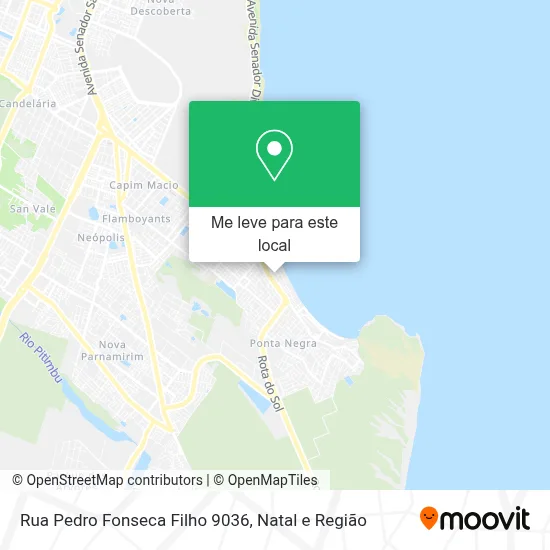 Rua Pedro Fonseca Filho 9036 mapa