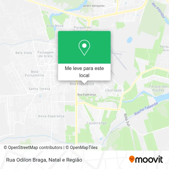 Rua Odilon Braga mapa