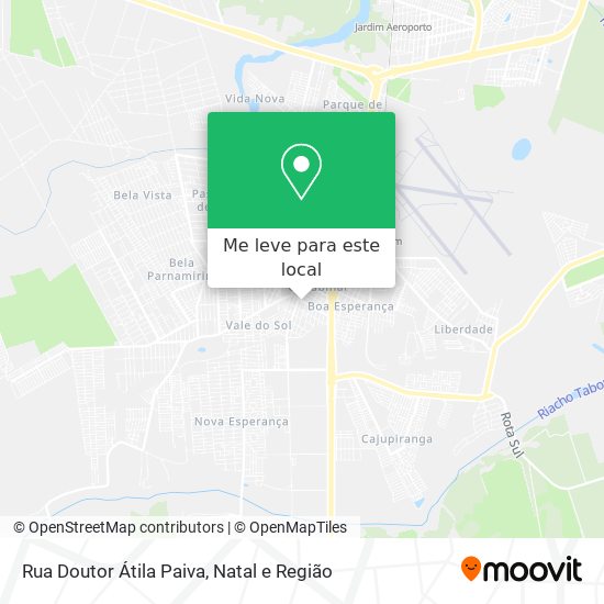 Rua Doutor Átila Paiva mapa