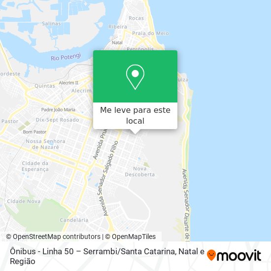 Ônibus - Linha 50 – Serrambi / Santa Catarina mapa