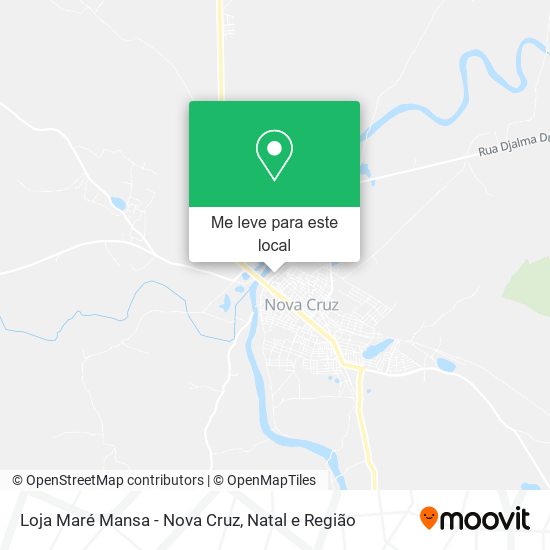 Loja Maré Mansa - Nova Cruz mapa