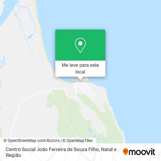 Centro Social João Ferreira de Souza Filho mapa
