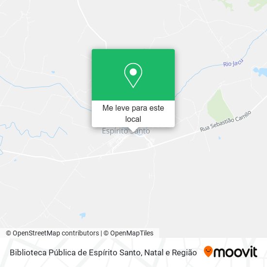 Biblioteca Pública de Espírito Santo mapa