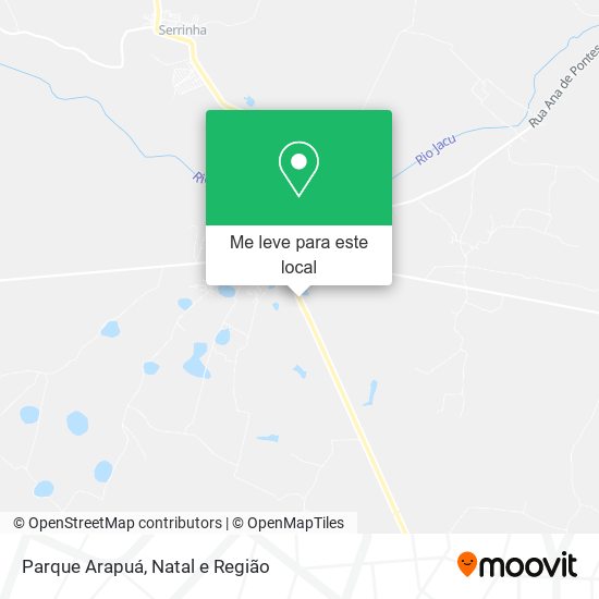 Parque Arapuá mapa