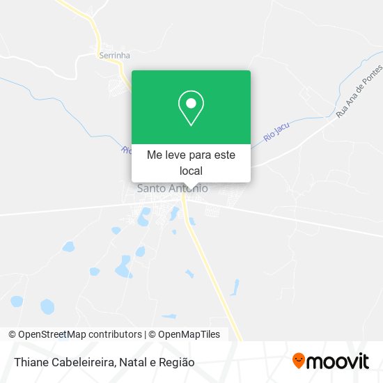 Thiane Cabeleireira mapa