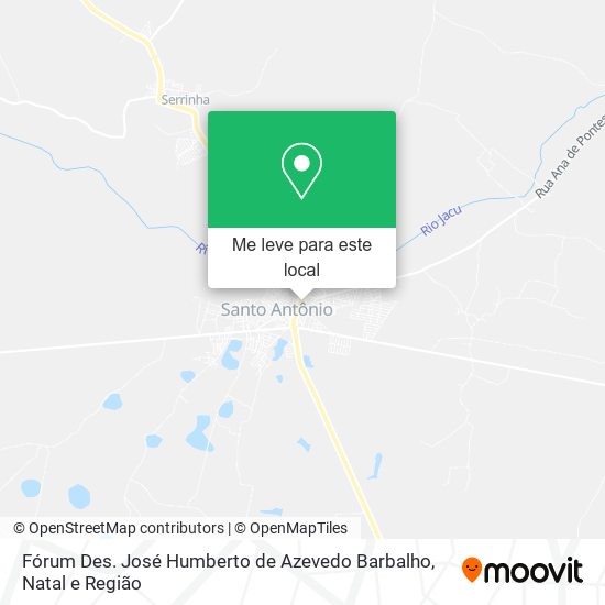 Fórum Des. José Humberto de Azevedo Barbalho mapa