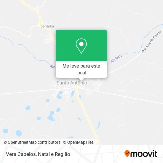 Vera Cabelos mapa