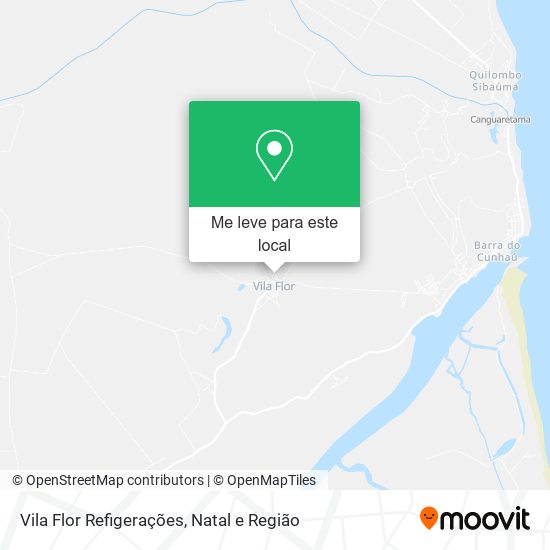 Vila Flor Refigerações mapa