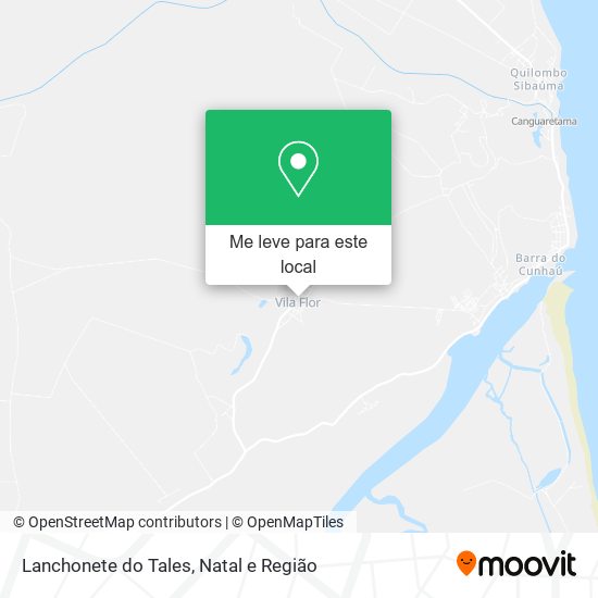 Lanchonete do Tales mapa