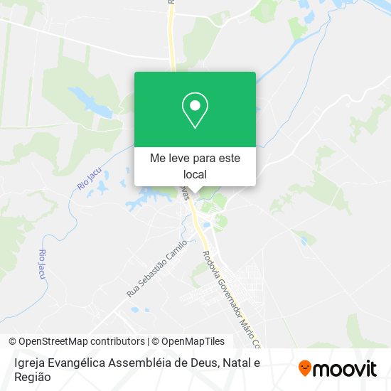 Igreja Evangélica Assembléia de Deus mapa