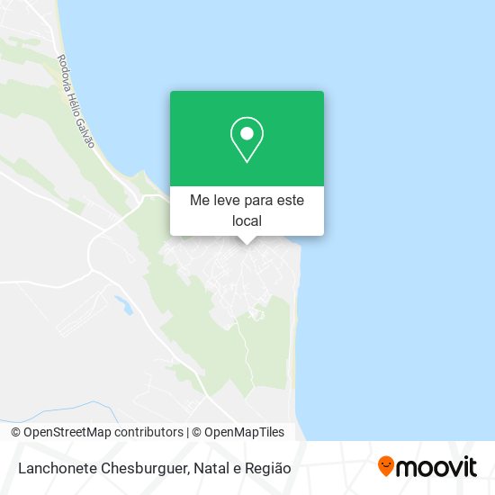 Lanchonete Chesburguer mapa
