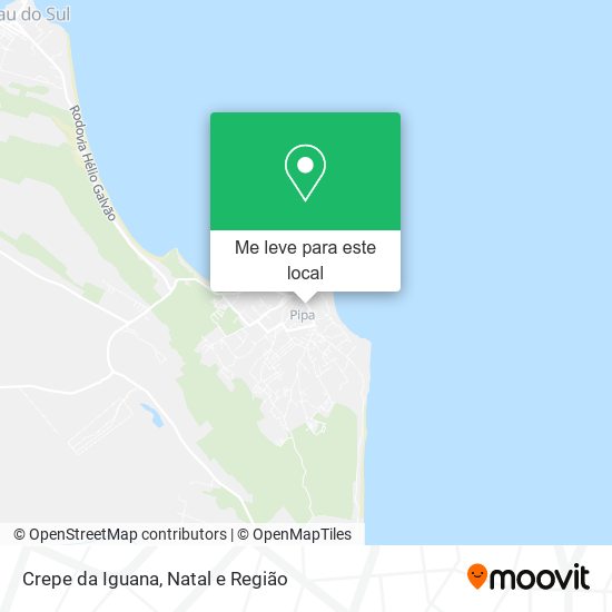 Crepe da Iguana mapa