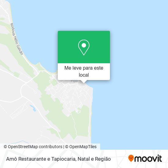 Amô Restaurante e Tapiocaria mapa