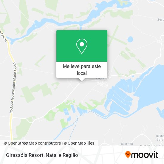 Girassóis Resort mapa