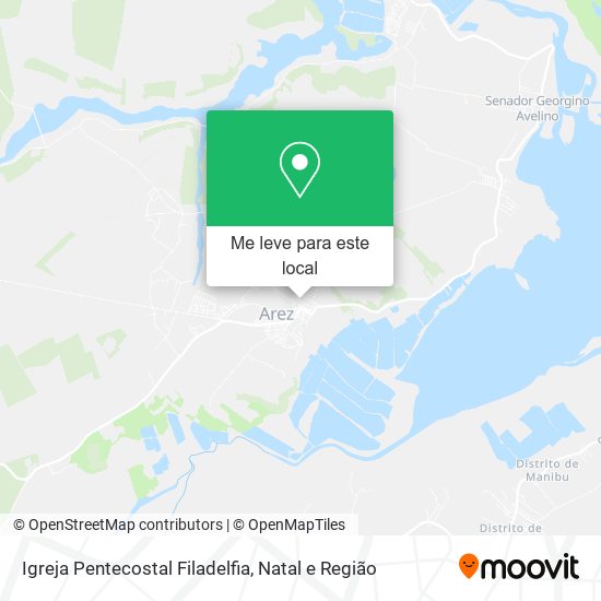 Igreja Pentecostal Filadelfia mapa