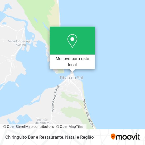 Chiringuito Bar e Restaurante mapa