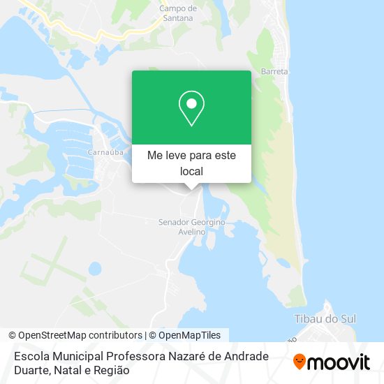 Escola Municipal Professora Nazaré de Andrade Duarte mapa