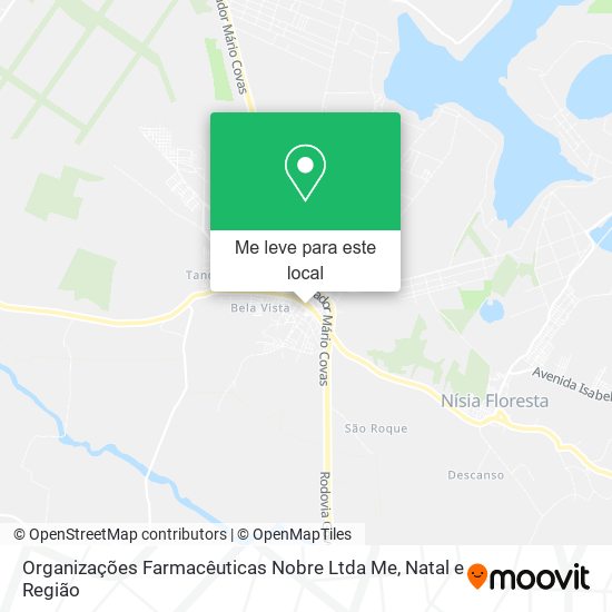 Organizações Farmacêuticas Nobre Ltda Me mapa