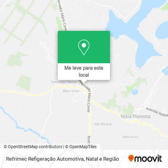 Refrimec Refigeração Automotiva mapa