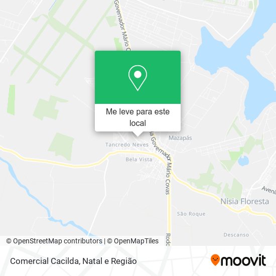 Comercial Cacilda mapa