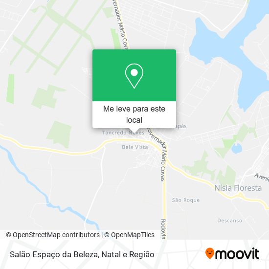 Salão Espaço da Beleza mapa