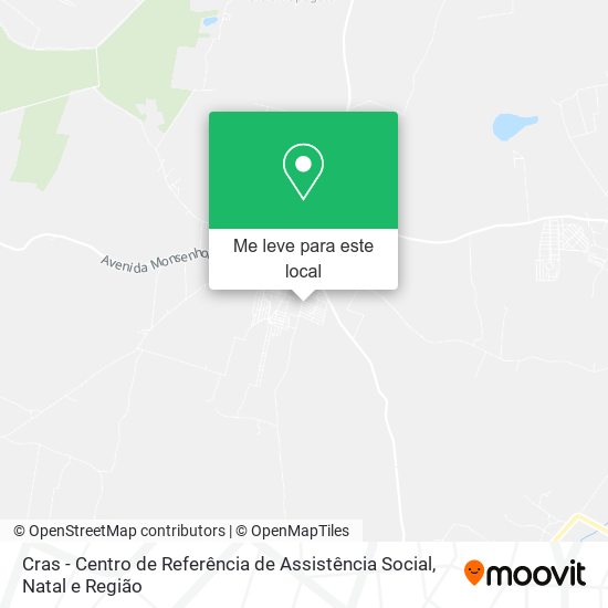 Cras - Centro de Referência de Assistência Social mapa